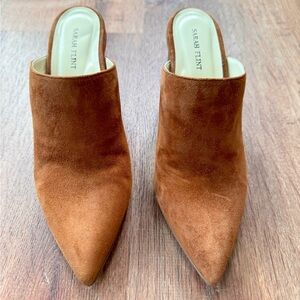 Sarah flint perfect mule 85 in cognac suede